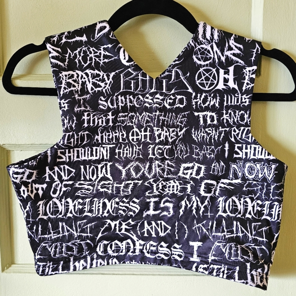 UNIF Britney Spears Brutal X Crop Top - Picture 7 of 8